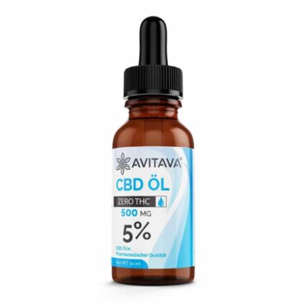 ZERO 5% CBD Öl THC-freies hochaktives CBD Öl 10 ml