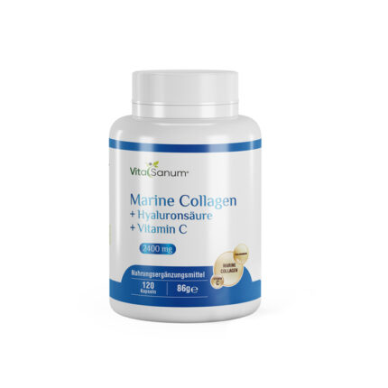 VitaSanum® - Marine Collagen + Hyaluronsäure + Vitamin C 2400 mg 120 Kapseln