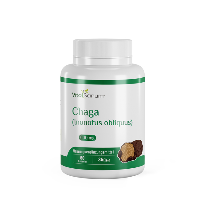 VitaSanum® - Chaga (Inonotus obliquus) 600 mg 60 Kapseln