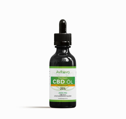 Avitava 25 % CBD Premium Vollspektrum Öl 10 ml